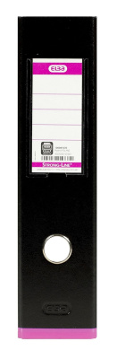 KALAM.KZ - Регистратор A4, 80мм, PP/PP, черный/розовый Hamelin