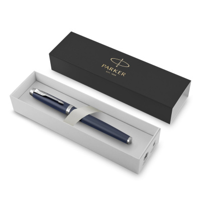 KALAM.KZ - Ручка перьевая Parker IM Matte Blue CT, 0,8 мм F, синяя 1931647