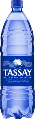 Вода минеральная газированная, 1.5л, пластиковая бутылка, Tassay