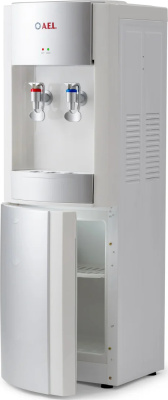 Кулер для воды LD AEL 28c white/silver со шкафчиком