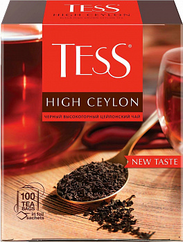 KALAM.KZ - Чай черный, 100 пакетов TESS High Ceylon, 100 пакетиков