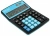 KALAM.KZ - Калькулятор 12 разрядов, 15.5x20.6см, черно-голубой  BRAUBERG EXTRA COLOR-12-BKBU