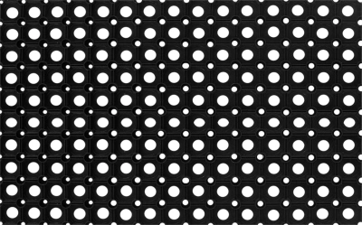 Коврик резиновый 60*90 см перфорированный цвет чёрный