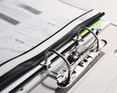 KALAM.KZ - Скоросшиватель пластиковый A4, выдвижной механизм для подшивки в регистраторы, красный Durable