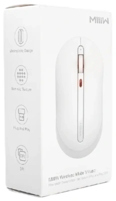 KALAM.KZ - Мышь беспроводная Xiaomi MIIW бесшумная, белая