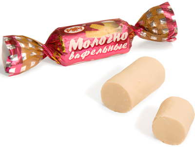 KALAM.KZ - Конфеты молочно вафельный батончик весовые РАХАТ