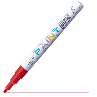 Маркер-краска 1.5-2 мм, красный DELI "Paint"