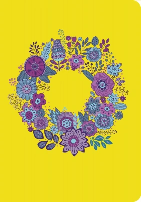 Книга для записей А5, 80л, иск. кожа, BE HAPPY, дизайн 4, Эксмо