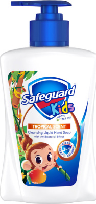 Мыло жидкое 225мл Тропический аромат для детей, с дозатором "Safeguard"