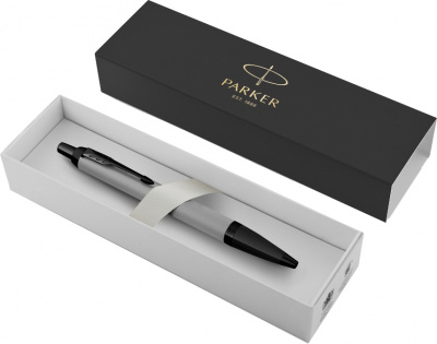 KALAM.KZ - Ручка шариковая Parker IM Achromatic Grey, 1,0 мм М, синяя 2127752