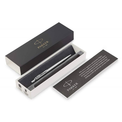 KALAM.KZ - Ручка шариковая Parker Jotter Essential St. Steel CT, 1,0 мм М, синяя 1953170