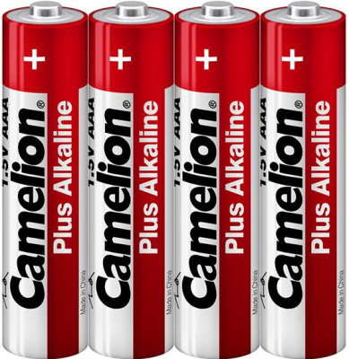 KALAM.KZ - Батарейка AAА, 1.5V, Plus Alkaline (в пленке 4шт) Camelion