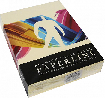 Бумага цветная "Paperline №100", A4, 80гр, 500л, Ivory слоновая кость