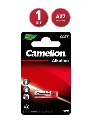 KALAM.KZ - Батарейка A27, 12V, Alkaline (блистер 1шт) Camelion