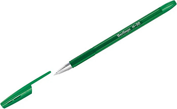 KALAM.KZ - Ручка шариковая, 0.7мм, зеленая, Berlingo "H-30"