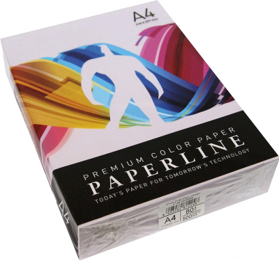 Бумага цветная "Paperline №185", A4, 80гр, 500л, Lavender Сиреневый