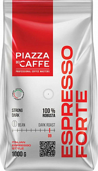 KALAM.KZ - Кофе в зернах Jardin Piazza del Caffe Espresso Forte 1000гр  жар.в/с в мягкой упаковке с клапаном 