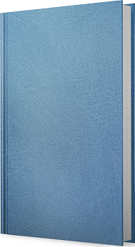 Ежедневник А5, недатированный, 112л., голубой, обл. бумвинил.,Эксмо