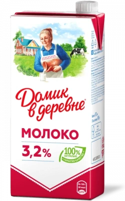 Молоко 0,95л, 3,2 % "Домик в деревне"