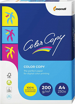 KALAM.KZ - Бумага Color Copy А4, 200гр., 250л., матовая, без покрытия