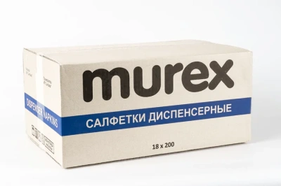 KALAM.KZ - Салфетки бумажные для настольного диспенсера 200 листов, 18шт в коробке, Murex
