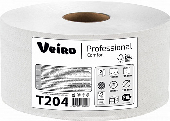 KALAM.KZ - Туалетная бумага в средних рулонах Veiro Professional Comfort