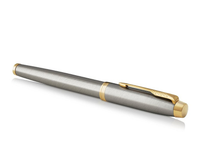 KALAM.KZ - Ручка перьевая Parker IM Premium Warm Silver GT, 0,8 мм F, синяя 1931649