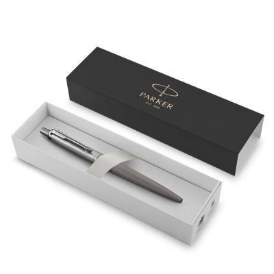 KALAM.KZ - Ручка шариковая Parker Jotter XL GREY CT, 1,0 мм M, синяя 2068360