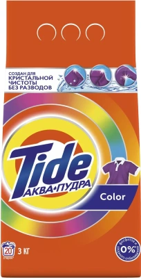 Порошок, Tide 3 кг. для стирки, автомат Color