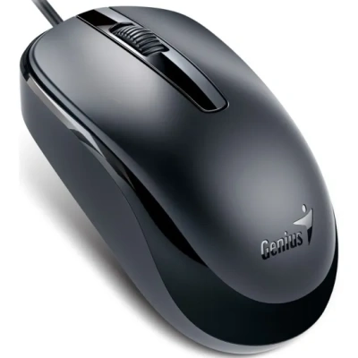 KALAM.KZ - Мышь проводная Genius DX-120, Оптическая, USB, 1000dpi, Длина кабеля 1,5м, Black