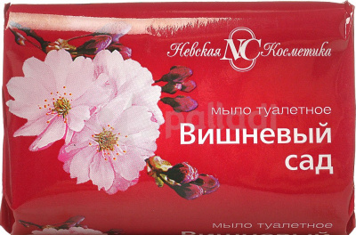 Мыло туалетное 90гр Вишневый сад, "Невская Косметика"