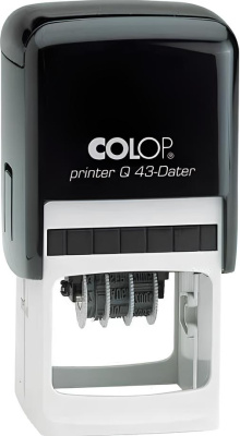 Датер Colop со свободным полем 43x43мм.,лат.