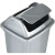 KALAM.KZ - Корзина для бумаг 12л, цельная с вращающейся крышкой, серый металлик Стамм купить KALAM.KZ - Корзина для бумаг 12л, цельная с вращающейся крышкой, серый металлик Стамм