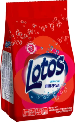 Порошок, Lotos 2.4кг, для стирки, автомат  