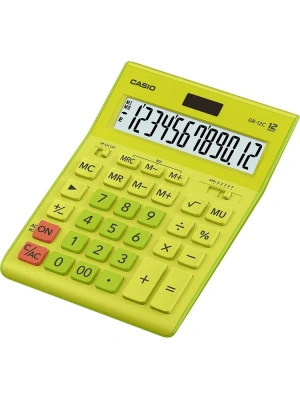 KALAM.KZ - Калькулятор 12 разрядов, 34,5 x 210 x 155мм, салатовый CASIO GR-12C-GN-W-EP