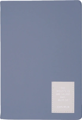 Ежедневник А5, недатированный, 152л., иск кожа, Nuances, дымка, Эксмо