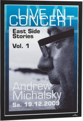 KALAM.KZ - Рамка магнитная, А3, настенная, самоклеющаяся, черная Durable