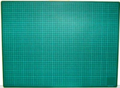 Покрытие настольное для макетирования 45x30см, для канц.ножа, зеленое KW-trio