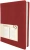 Ежедневник А5, недатированный, 136л., иск кожа, Maple, красный, Эксмо