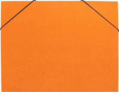 KALAM.KZ - Папка с резинкой А4, 0,50мм, оранжевая, пластик Bindermax