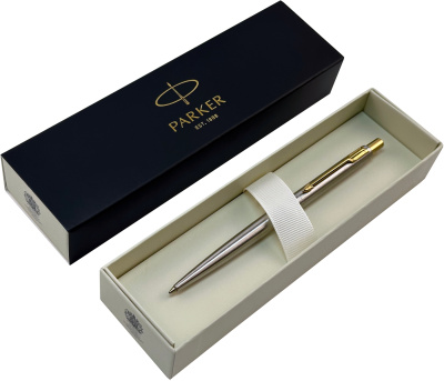 KALAM.KZ - Ручка шариковая "Classic SS GT" синяя, 1.0мм, кнопочн., подар. упак, Parker 