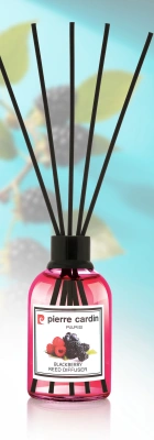 KALAM.KZ - Освежитель-Аромадиффузор 110мл, Pierre Cardin с эфирными маслами с палочками, "Ежевика"