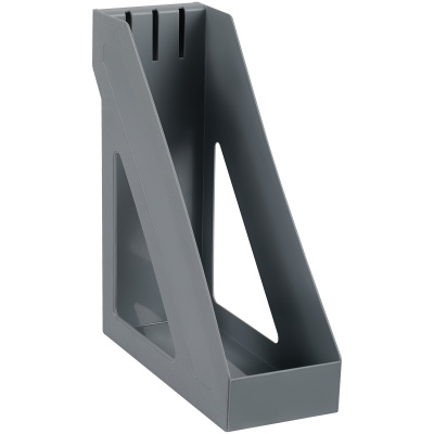 KALAM.KZ - Лоток вертикальный А4, 100мм, серый Стамм Базис