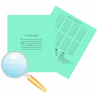 Тетрадь 12л, А5, клетка,Бумажная фабрика