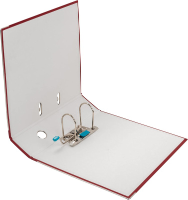 KALAM.KZ - Регистратор A4, 80мм, PVC/Paper, бордовый Hamelin