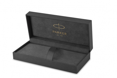 KALAM.KZ - Ручка роллерная Parker Sonnet Stainless Steel CT, 0,8 мм F, черная 1931511