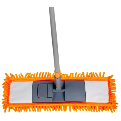 KALAM.KZ - Швабра МОП 40см, с телескопической ручкой, с насадкой из микрофибры OfficeClean "Professional"