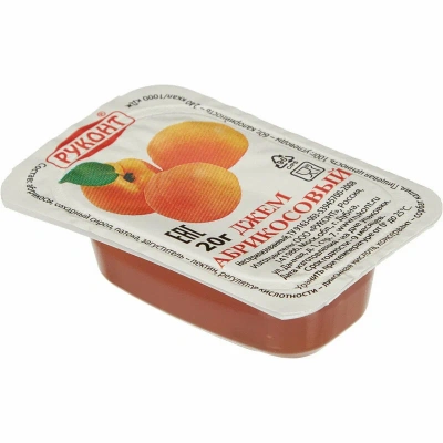 KALAM.KZ - Джем порционный 20гр.10 шт./уп Абрикос, Руконт