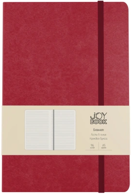 Книга для записей А5(135х213), 96л., обл. иск. кожа, пряное вино, Joy Book ЭКСМО