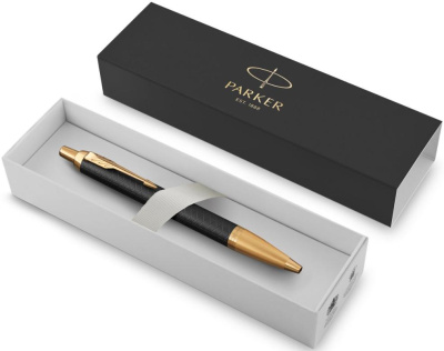 KALAM.KZ - Ручка шариковая Parker IM Premium Black GT, 1,0 мм М, синяя 1931667